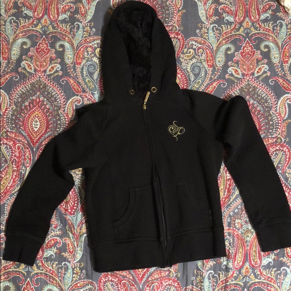 South Pole Black Hooded Jacket